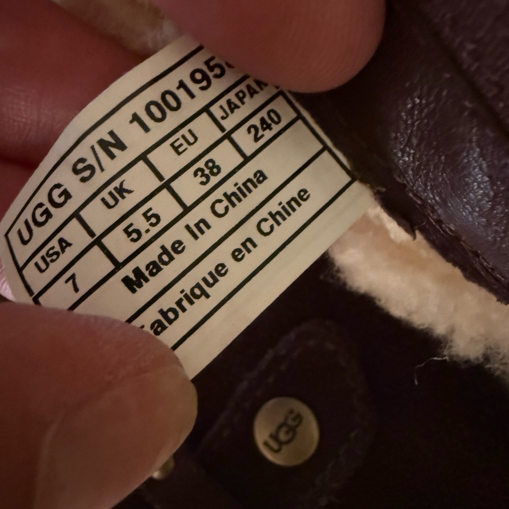 UGG Dark Brown Winter Boots - Picture 7 of 7